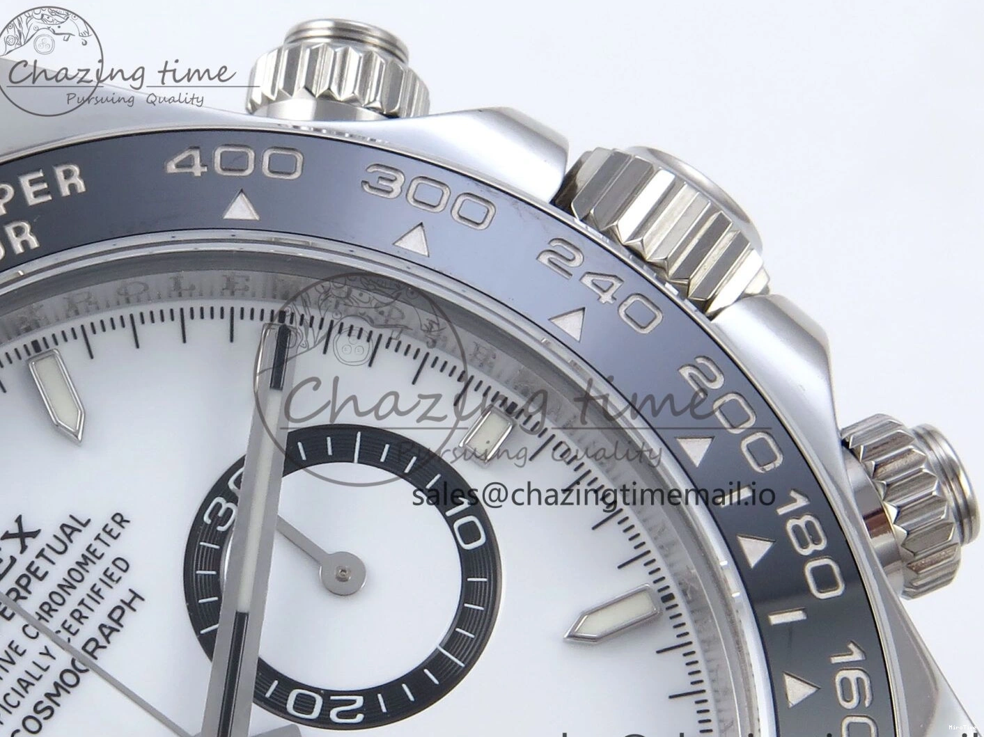 MiroTime 0428 Reliable Daytona 126500 QF+ 1:1 Best Edition 904L Steel White Dial on SS Bracelet SH 862